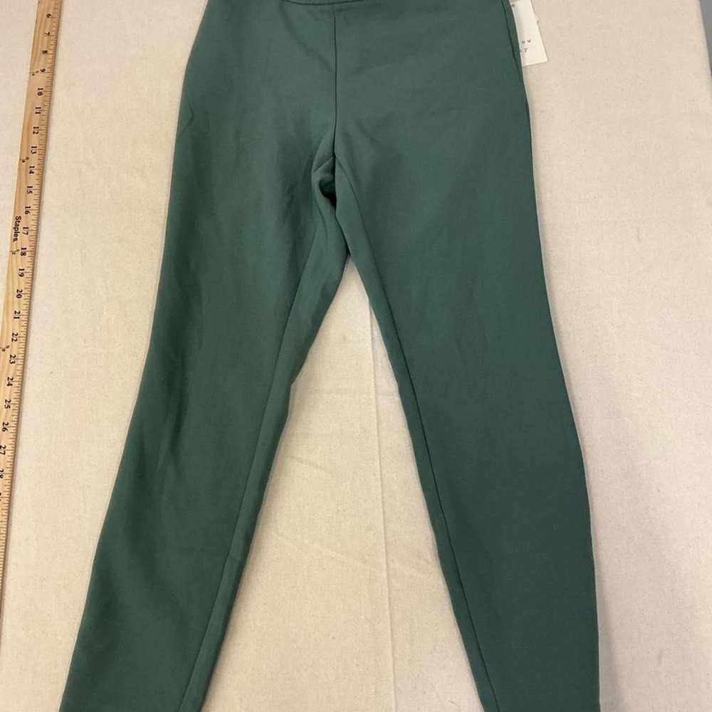Olive green tailored‎ pants